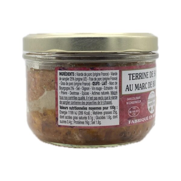 Terrine de Sanglier au Marc de Bourgogne – Image 2
