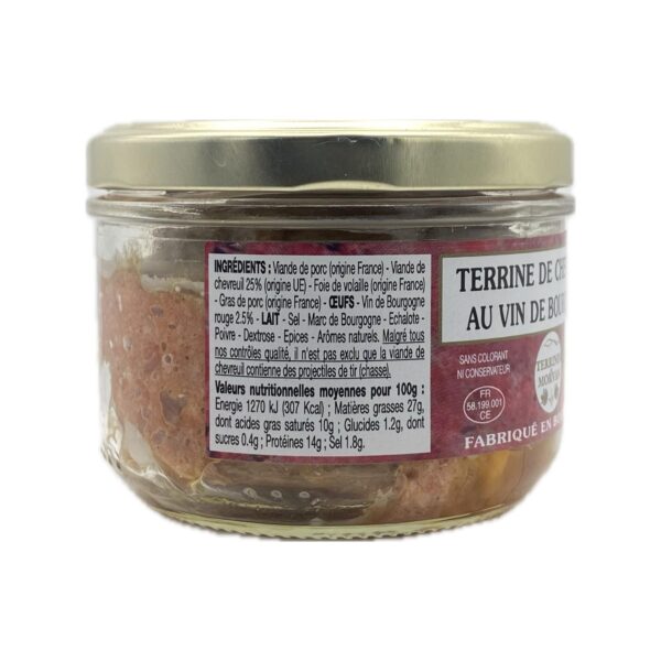 Terrine de Chevreuil au Vin de Bourgogne – Image 2
