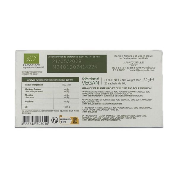 Tisane Sommeil Nature BIO – Image 2