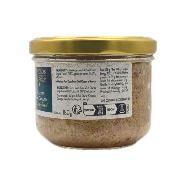 Rillettes Pur Canard du Sud Ouest – Image 2