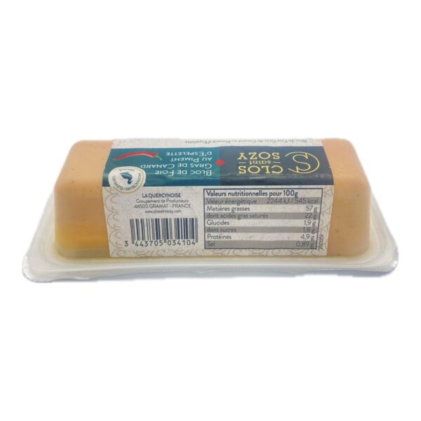 Bloc de Foie Gras au Piment d'Espelette – Image 2