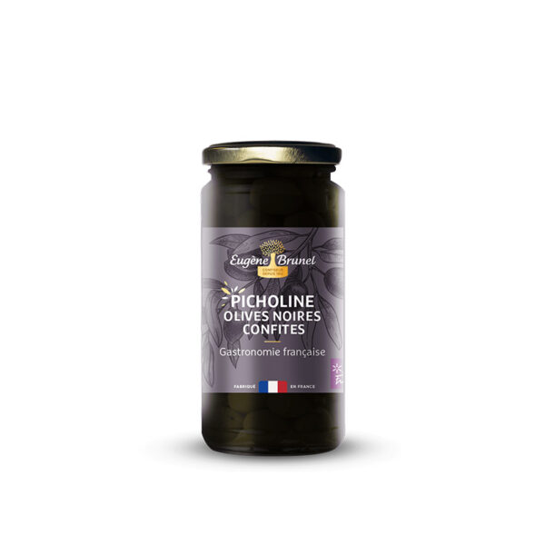 Olives Noires Picholines Confites Eugène Brunel - La Ferme de Coubert