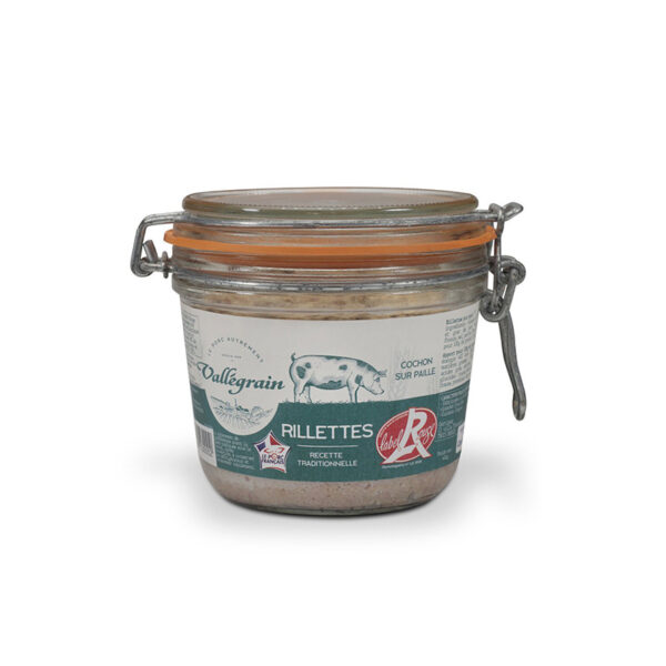 Rillettes Label Rouge Vallégrain - La Ferme de Coubert