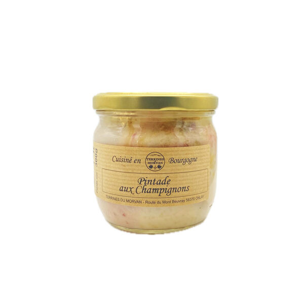 Pintade aux Champignons Terrines du Morvan - La Ferme de Coubert