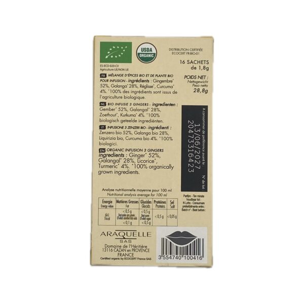 Infusion 3 Gingembres BIO – Image 2