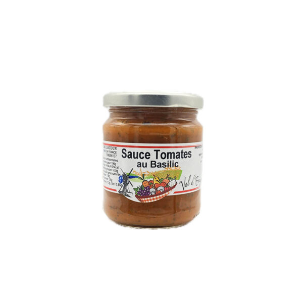 Sauce Tomate et Basilic Val d'Envigne - La Ferme de Coubert