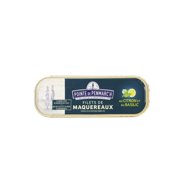 Filets de Maquereaux au Citron et Basilic Pointe de Penmarc'h - La Ferme de Coubert