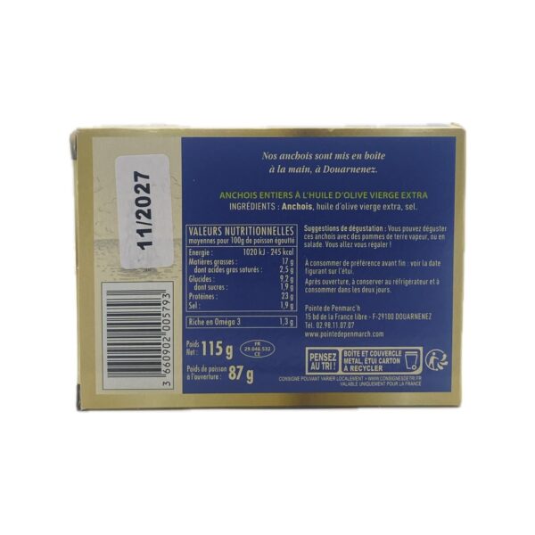 Anchois Entiers à l'Huile d'Olive Vierge Extra – Image 2