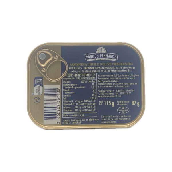 Sardines à l'Ancienne à l'Huile d'Olive Vierge Extra – Image 2