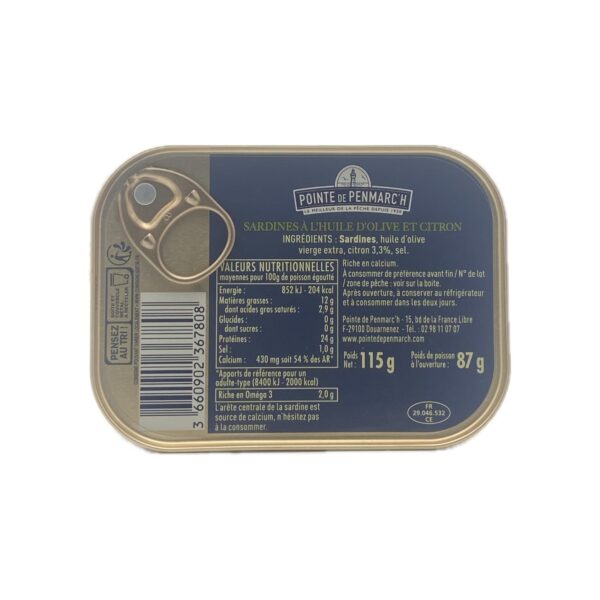 Sardines à l'Ancienne Huile d'Olive et Citron – Image 2