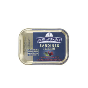 Sardines à l'Ancienne Huile d'Olive et Algues Marinées Pointe de Penmarc'h - La Ferme de Coubert