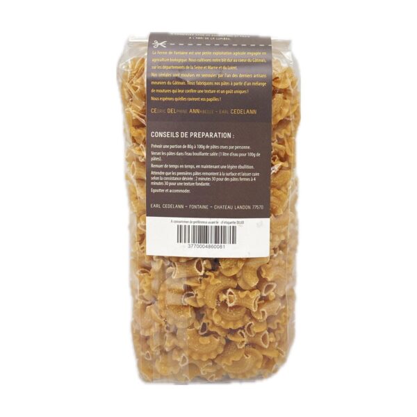 Pâtes Complètes à Crêtes BIO – Image 2
