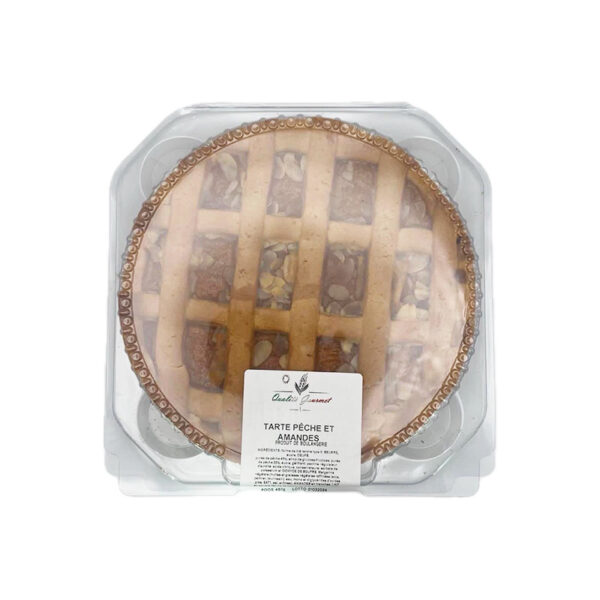 Tarte aux Pêches et Amandes Italienne - La Ferme de Coubert