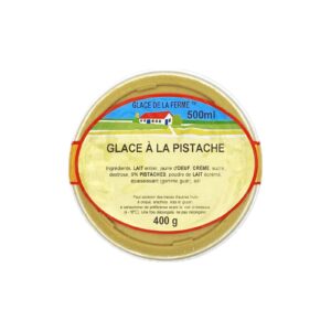 Glace à la Pistache Les 3 Givrées - La Ferme de Coubert