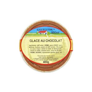 Glace au Chocolat Les 3 Givrées - La Ferme de Coubert