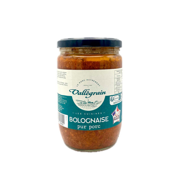 Bolognaise Pur Porc Vallégrain - La Ferme de Coubert