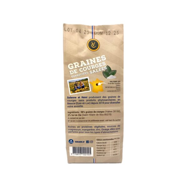 Graines de Courges Torréfiées Salées – Image 2