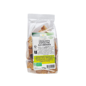 Croquants d'Epeautre aux Amandes BIO Moulin des Moines - Sélection La Ferme de Coubert